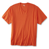 Basic Editions Men's Big & Tall Classic Fit V-Neck T-Shirt