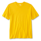 Basic Editions Men's Big & Tall Classic Fit V-Neck T-Shirt