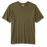 Basic Editions Men's Big & Tall Classic Fit V-Neck T-Shirt