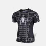 Marvel Super Heroes Avenger Batman T shirt Men Compression Armour Base Layer Long Sleeve Thermal Under Top Fitness XS-8XL
