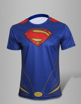 Marvel Super Heroes Avenger Batman T shirt Men Compression Armour Base Layer Long Sleeve Thermal Under Top Fitness XS-8XL