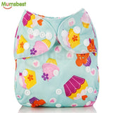 [Mumsbest] 2016 Washable Baby Cloth Diaper Cover Waterproof Cartoon Owl Baby Diapers Reusable Cloth Nappy Suit 0-2years 3-13kg