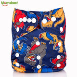 [Mumsbest] 2016 Washable Baby Cloth Diaper Cover Waterproof Cartoon Owl Baby Diapers Reusable Cloth Nappy Suit 0-2years 3-13kg