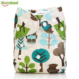 [Mumsbest] 2016 Washable Baby Cloth Diaper Cover Waterproof Cartoon Owl Baby Diapers Reusable Cloth Nappy Suit 0-2years 3-13kg