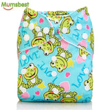 [Mumsbest] 2016 Washable Baby Cloth Diaper Cover Waterproof Cartoon Owl Baby Diapers Reusable Cloth Nappy Suit 0-2years 3-13kg