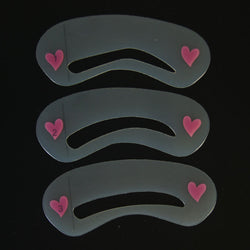 3 styles reusable Eyebrow stencil pencil for eyebrows enhancer drawing guide card brow template DIY make up tools