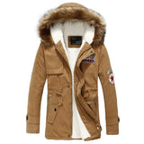 2016 Winter New Style Warm Men's Jacket Parka Thick Warm Fur Collar Long Cotton Jacket Men Comfortable Cotton Hooded Parka Men