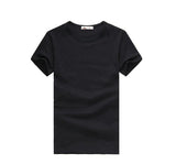 2016 Free Shipping new  Slim dark green red orange blue gray black  white T shirts Slim Fit Short Sleeve T-shirt  6 size S-XXXL