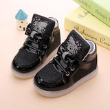 cute cartoon lightning baby shoes hello kitty flash solid shoes for 9M-6yrs baby newborn infantil outdoor causal shoes hot sale