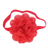Fancy Kids Headband European American Style Korean Mesh Elastic Children's Hairband Baby Colorful Flower Cute Hair Accessories