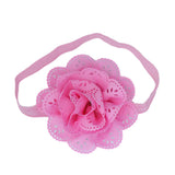 Fancy Kids Headband European American Style Korean Mesh Elastic Children's Hairband Baby Colorful Flower Cute Hair Accessories