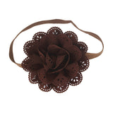 Fancy Kids Headband European American Style Korean Mesh Elastic Children's Hairband Baby Colorful Flower Cute Hair Accessories