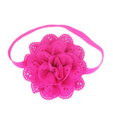Fancy Kids Headband European American Style Korean Mesh Elastic Children's Hairband Baby Colorful Flower Cute Hair Accessories