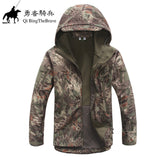 Mens TAD Gear soft shell fleece waterproof jackets Men tactical camouflage army military  clothes brand jacket