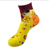 Free Shipping Fashion Art  Cotton Crew Socks  Painting Character Pattern for Women Men Harajuku Design Sox Calcetines Van Gogh