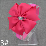 2016 Brand New Baby Silver Bow Headband Hair Bowknot Headbands Girls Bows Headband Toddler Headwear Infant Hair Accessories