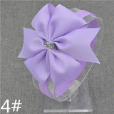 2016 Brand New Baby Silver Bow Headband Hair Bowknot Headbands Girls Bows Headband Toddler Headwear Infant Hair Accessories