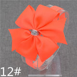 2016 Brand New Baby Silver Bow Headband Hair Bowknot Headbands Girls Bows Headband Toddler Headwear Infant Hair Accessories