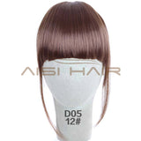 Clip in Bangs Fake Hair Extension Hairpieces False Hair Piece Clip on Front Neat Bang For Women Synthetic Hair Fringe Bangs 1PC