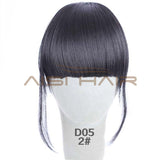 Clip in Bangs Fake Hair Extension Hairpieces False Hair Piece Clip on Front Neat Bang For Women Synthetic Hair Fringe Bangs 1PC