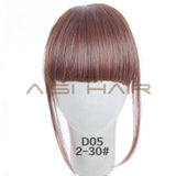 Clip in Bangs Fake Hair Extension Hairpieces False Hair Piece Clip on Front Neat Bang For Women Synthetic Hair Fringe Bangs 1PC