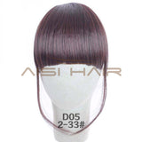 Clip in Bangs Fake Hair Extension Hairpieces False Hair Piece Clip on Front Neat Bang For Women Synthetic Hair Fringe Bangs 1PC