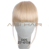 Clip in Bangs Fake Hair Extension Hairpieces False Hair Piece Clip on Front Neat Bang For Women Synthetic Hair Fringe Bangs 1PC