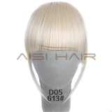 Clip in Bangs Fake Hair Extension Hairpieces False Hair Piece Clip on Front Neat Bang For Women Synthetic Hair Fringe Bangs 1PC