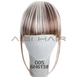 Clip in Bangs Fake Hair Extension Hairpieces False Hair Piece Clip on Front Neat Bang For Women Synthetic Hair Fringe Bangs 1PC