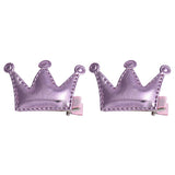 Kids Hair Clips 2PCS Hair Clips Girls Party Princess Leather Hair Style Buckle Diademas Para Meninas #2458