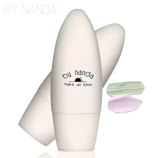 BY NANDA 2 Color Makeup Base Face Foundation Primer Make Up Cream UV Protect Sunscreen Moisturizing Oil Waterproof Cosmetics 35g