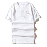 RIPNDIP T Shirt Men Wome 1:1 High Quality Cartoon Cat T-shirts Hip Hop Thrasher Rip n Dip RIPNDIP T Shirt Summer Tops tees