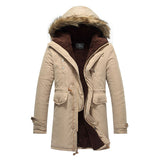 New Arrival 2016 Winter Lowest Price Three Color Men's Long Overcoat Popular Asian Size Hooded Warm Comfortable Coat 060