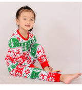 Hottest seller christmas 100% cotton long sleeve pijamas kids baby 2016 autumn clothing kids clothes free shipping