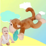 Mambobaby Baby Pacifier Clips Chain Infant Funny Toy Soother Holder Nipple Newborn Teether Safe Baby Supplie Feeding Animal Dog