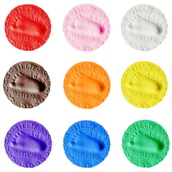 40g/11 Colors baby care Air Drying Soft Clay Baby Handprint Footprint Imprint Kit Casting Parent-child hand inkpad fingerprint