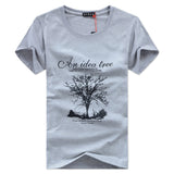 Discount 2016 new fashion summer t shirt men o-neck cotton comfortable t-shirt Casual tshirt homme Short sleeve Printing M-5XL