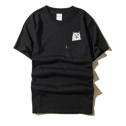 RIPNDIP T Shirt Men Wome 1:1 High Quality Cartoon Cat T-shirts Hip Hop Thrasher Rip n Dip RIPNDIP T Shirt Summer Tops tees