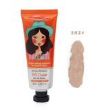 Music Flower Brand BB&CC Cream Korean Makeup Face Base Liquid Foundation Make Up Concealer Moisturizing Whitening Cosmetics 50ml