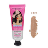 Music Flower Brand BB&CC Cream Korean Makeup Face Base Liquid Foundation Make Up Concealer Moisturizing Whitening Cosmetics 50ml