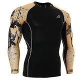 Muscle Men 3D Prints Compression Shirts T-shirt Long Sleeves Thermal Under Top MMA Rashguard Fitness Base Layer Weight Lifting