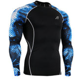 Muscle Men 3D Prints Compression Shirts T-shirt Long Sleeves Thermal Under Top MMA Rashguard Fitness Base Layer Weight Lifting