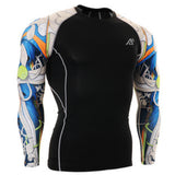 Muscle Men 3D Prints Compression Shirts T-shirt Long Sleeves Thermal Under Top MMA Rashguard Fitness Base Layer Weight Lifting