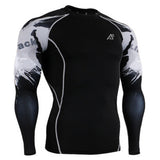 Muscle Men 3D Prints Compression Shirts T-shirt Long Sleeves Thermal Under Top MMA Rashguard Fitness Base Layer Weight Lifting