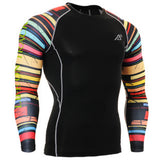 Muscle Men 3D Prints Compression Shirts T-shirt Long Sleeves Thermal Under Top MMA Rashguard Fitness Base Layer Weight Lifting