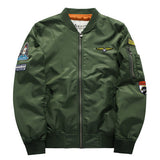 Plus Size 4XL 5XL Men Bomber Jacket 2016 Air Force One Hip Hop Patch Designs Slim Fit Pilot Bomber Jacket Coat Men Jackets,YA372