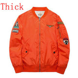 Plus Size 4XL 5XL Men Bomber Jacket 2016 Air Force One Hip Hop Patch Designs Slim Fit Pilot Bomber Jacket Coat Men Jackets,YA372