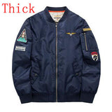 Plus Size 4XL 5XL Men Bomber Jacket 2016 Air Force One Hip Hop Patch Designs Slim Fit Pilot Bomber Jacket Coat Men Jackets,YA372