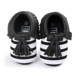Baby Moccasins Shoes Baby Soft PU Leather Tassel Girls Bow Moccs Moccasin Bow First Walkers
