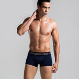 HQ 2017 New Men Hot Men's Boxer Solid Color Short Underwear Male Sexy Casual Boxer Europe and America Men Sexy Underwear DYY1527